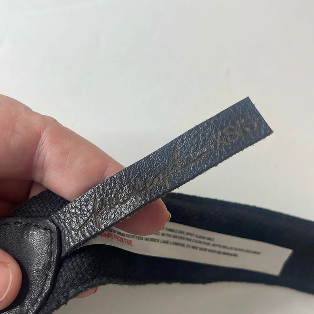 Free People Moving to Mars Handmade Belt Green XS/S